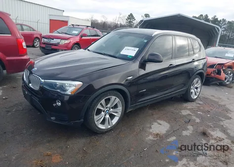 2016 BMW X3 xDrive28I из США, поврежденный, VIN 5UXWX9C57G0D75526